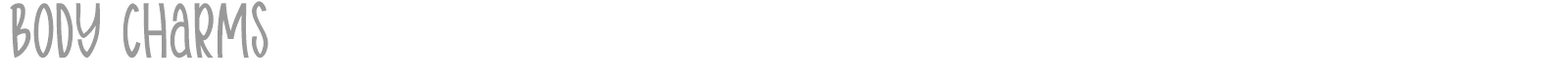 Body Charms font preview